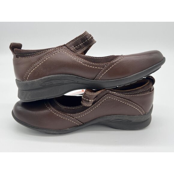Jambu Womens All-Terra Traction Mary Jane Shoes Size 7 Brown Leather & Suede - Picture 7 of 8